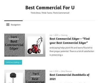 Bestcommercialsforu.com(Best Commercial For U) Screenshot