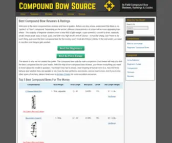 Bestcompoundbowsource.com(Best Compound Bow For The Money) Screenshot
