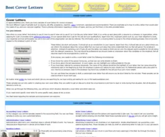 Bestcoverletters.com(Cover Letters) Screenshot