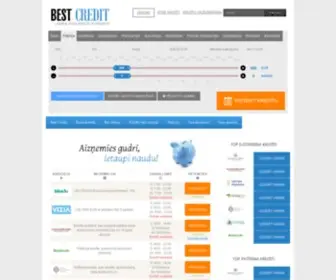 Bestcredit.lv(Aizdevums internetā) Screenshot