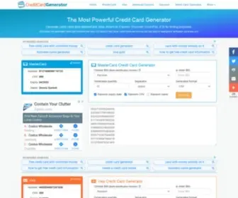 Bestcreditcardgenerator.com(Credit Card Generator) Screenshot