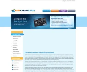 Bestcreditcards.co.uk(Compare the Best Credit Cards) Screenshot