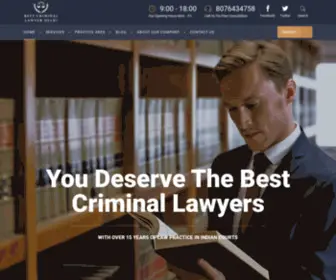 Bestcriminallawyerdelhi.com(Best Criminal Lawyer Delhi) Screenshot