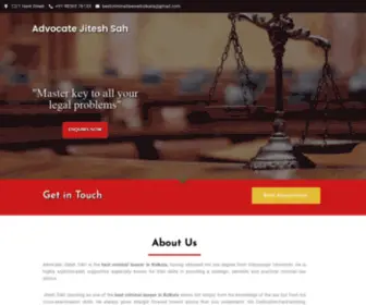 Bestcriminallawyerinkolkata.com(Best Criminal Lawyer in Kolkata) Screenshot