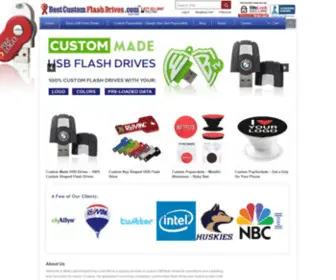 Bestcustomflashdrives.com(Custom Flash Drives) Screenshot