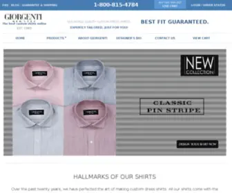 Bestcustomshirt.com(Custom Dress Shirts at Best Custom) Screenshot