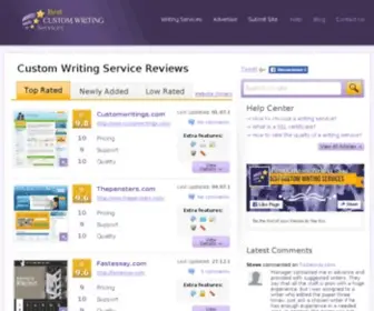 Bestcustomwritingservices.com(Best Custom Writing Services) Screenshot