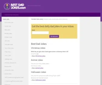 Bestdadjokes.com(Best Dad Jokes) Screenshot