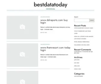 Bestdatatoday.com(Bestdatatoday ? bestdatatoday) Screenshot