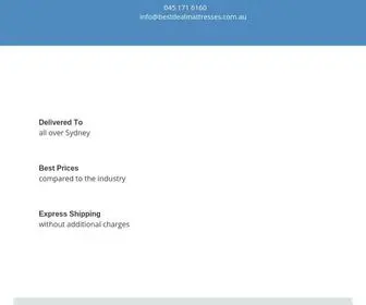 Bestdealmattresses.com.au(Best Deal Mattresses) Screenshot