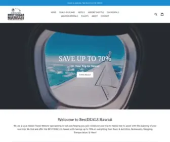 Bestdealshawaii.com(Deals to Hawaii) Screenshot