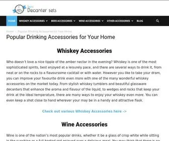 Bestdecantersets.com(Popular Drinking Accessories for Your Home) Screenshot