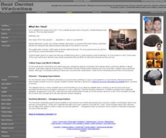 Bestdentistwebsites.com(Finding the Best Dentist as a concept) Screenshot