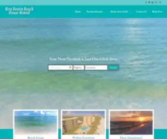 Bestdestinbeachhouserental.com(Best Destin Beach House Rental) Screenshot