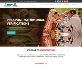 Bestdetectives.net(Detective agency in hyderabad bangalore delhi mumbai) Screenshot
