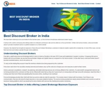 Bestdiscountstockbroker.com(Best Discount Broker in India with High Margin and Low brokerage) Screenshot