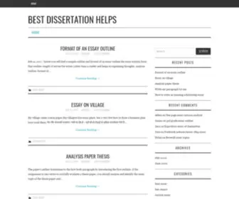 Bestdissertationhelps.com(Best Dissertation Helps) Screenshot