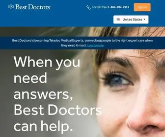 Bestdoctors.com(Best Doctors) Screenshot