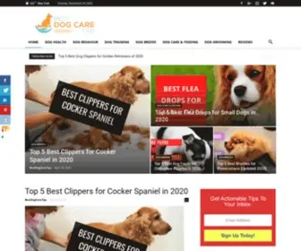 Bestdogcaretips.com(Best Dog Care Tips) Screenshot