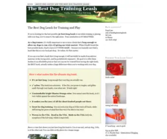 Bestdogtrainingleash.com(The Best Dog Training Leash) Screenshot