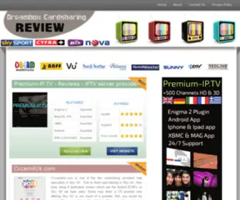 Bestdreamboxcardsharing.com(Premium Cardsharing & IPTV Dreambox Server Reviews) Screenshot