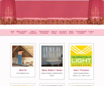 Bestdressedwindowsintown.com(Custom window treatments valance) Screenshot