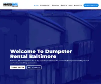 Bestdumpsterrentbaltimore.com(Best Dumpster Rental Company in Baltimore) Screenshot