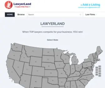 Bestdwilawyerhouston.com(LawyerLand) Screenshot