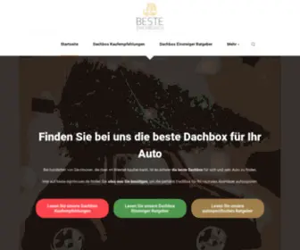 Beste-Dachboxen.de(Beste Dachboxen) Screenshot