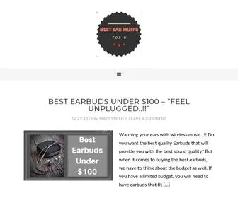 Bestearmuffsforu.com(Best Ear Muffs For U) Screenshot