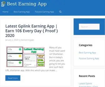 Bestearningapp.com(Top High Paying Best Earning App For Android) Screenshot