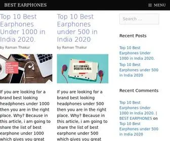 Bestearphones.in(BEST EARPHONES) Screenshot