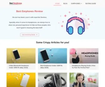 Bestearphonesreview.com(Best Earphones Review) Screenshot