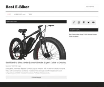 Bestebiker.com(We'll Help You Select the Best e) Screenshot