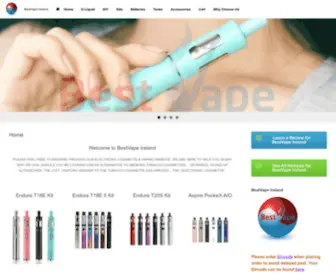 Bestecig.ie(Eliquid and Electronic Cigarette Kits) Screenshot