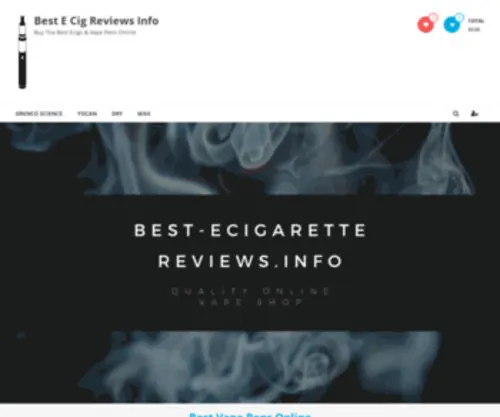 Bestecigarettereviews.info(Best Ecig & Vape Pen Reviews Here Best Prices Online) Screenshot