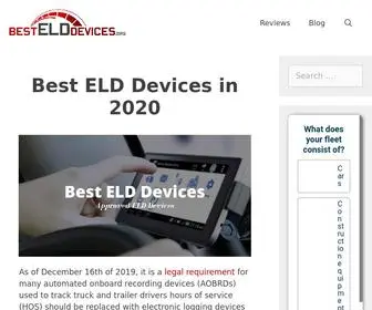 Bestelddevices.org(Best ELD Devices 2022) Screenshot