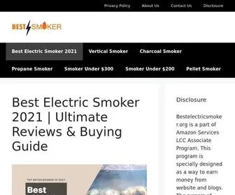 Bestelectricsmoker.org(Best Electric Smoker 2021) Screenshot