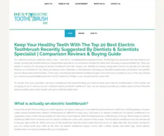 Bestelectrictoothbrush.net(You need to brush your teeth two times a day) Screenshot