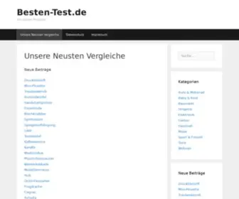 Besten-Test.de(Unsere Neusten Vergleiche) Screenshot