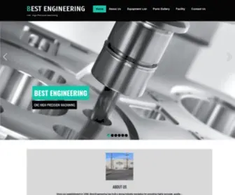 Bestengineeringcnc.com(Best Engineering) Screenshot