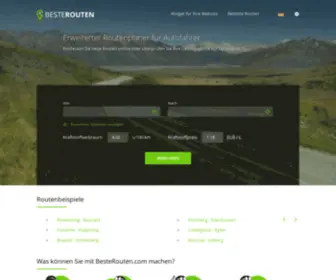 Besterouten.com(Online-Routenplaner für Autofahrer) Screenshot