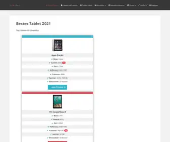 Bestes-Tablet.info(Bestes Tablet info) Screenshot
