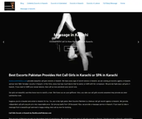 Bestescortspakistan.com(VIP Escorts in Karachi) Screenshot