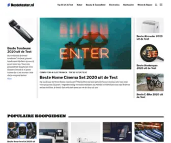 Bestetester.nl(Beste Producten van 2021 Getest en op een rij gezet) Screenshot