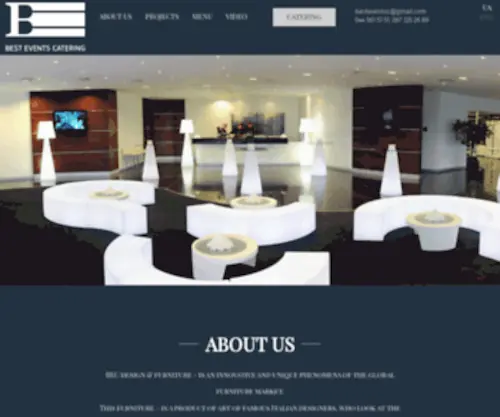 Besteventscatering.com.ua(BEC design & furniture) Screenshot