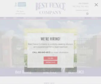 Bestfencecompany.com(Best Fence Company) Screenshot