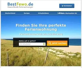Bestfewo.de(Ferienwohnung & Ferienhaus mieten) Screenshot