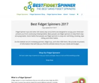 Bestfidgetspinner.com(Best Fidget Spinner) Screenshot