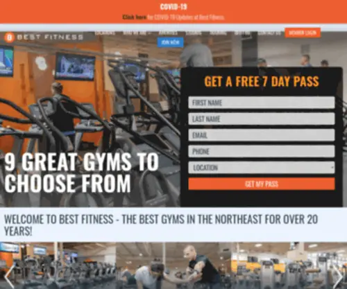 Bestfitness.net(Best Fitness Gyms) Screenshot